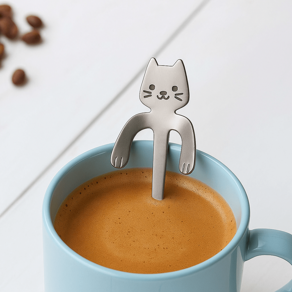 Cuillère à café « Chat Mignon » - Refuge CRM
