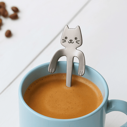 Cuillère à café « Chat Mignon » - Refuge CRM
